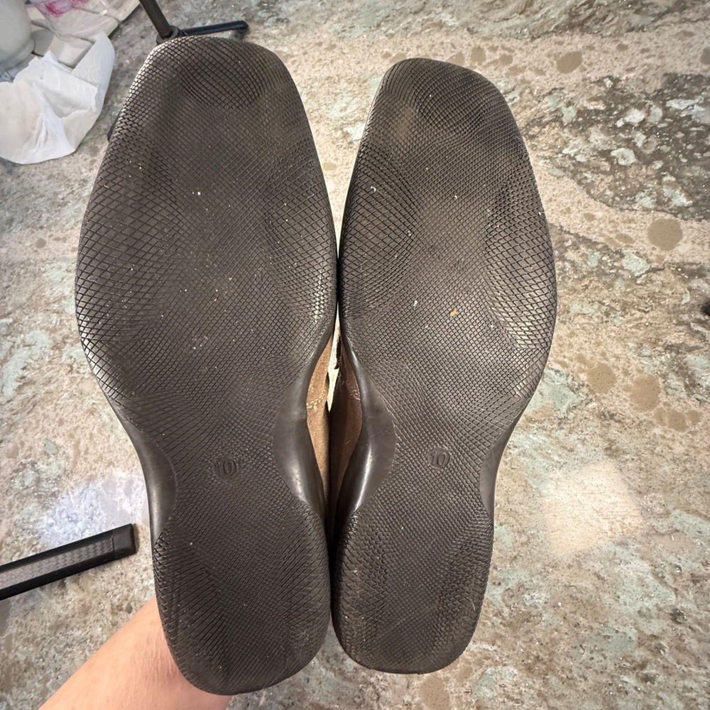 Steve Madden Spectrim Mens 10 Tan Suede Leather Bit Loafers Driving Shoes Brown - Picture 5 of 7